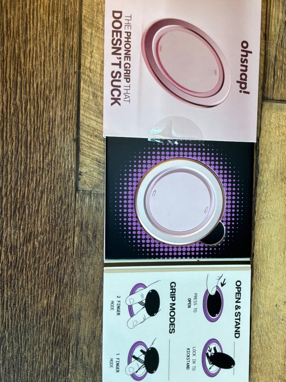 Pink Snap Grip 5